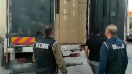 6 milyon boş makaron ele geçirildi