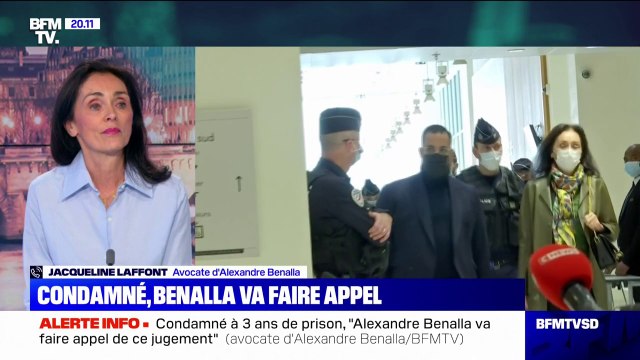 Me Jacqueline Laffont, avocate d’Alexandre Benalla: Je suis choquée: depuis quand la défense d'un justiciable et la contestation des faits constitueraient un mépris de la justice ?