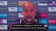 Guardiola vor Derby: “Ich muss ruhig bleiben”