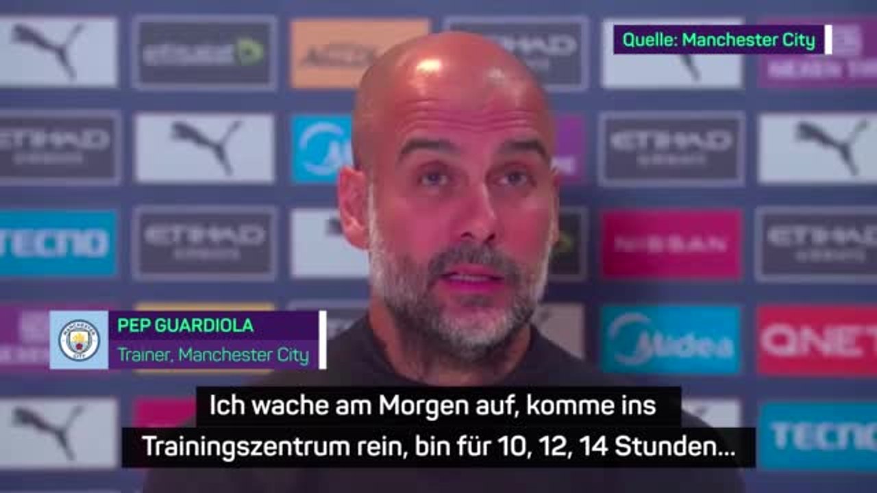 Guardiola vor Derby: “Ich muss ruhig bleiben”