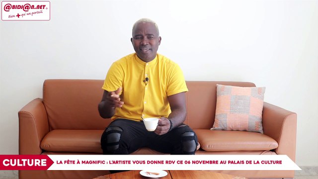 La fête à Magnific - l’artiste vous donne RDV ce 06 novembre au palais de la culture
