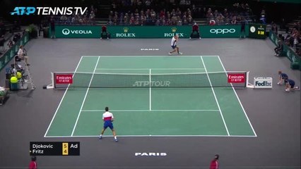 Rolex Paris Masters - Djokovic balaie Fritz et rejoint Hurkacz en demies