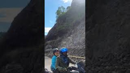 Massive Landslide Breaks Free Near Road in the Philippines