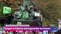 Menores alzan la voz; exigen justicia climática a líderes del mundo