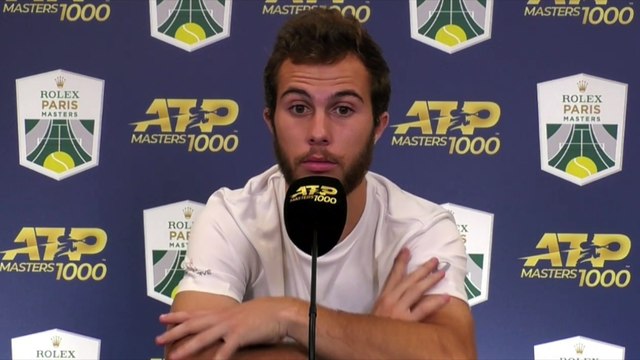 ATP - Rolex Paris Masters 2021 - Hugo Gaston : D'entendre son nom comme ça, c'était incroyable !