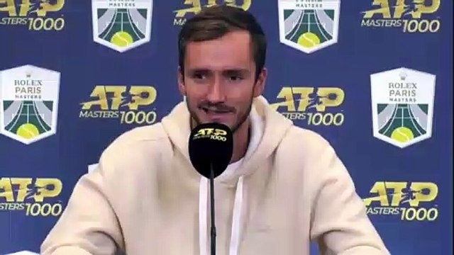 ATP - Rolex Paris Masters 2021 - Daniil Medvedev : Les grandes victoires, quand je dis les « grandes », parfois ce n'est pas de gagner un Grand Chelem