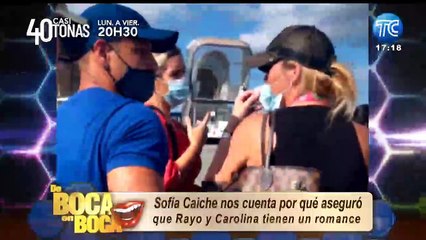 Sofía Caiche explica por qué aseguró que Carolina Jaume y Rayo tienen una relación