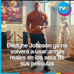 Dwayne Johnson usará armas de goma en los sets