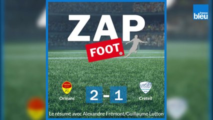 Revivez les buts et la victoire de l'US Orléans face à Créteil pour la 13e journée de National (2-1)