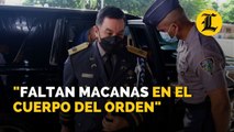 Según director de la Policía, faltan macanas en el cuerpo del orden