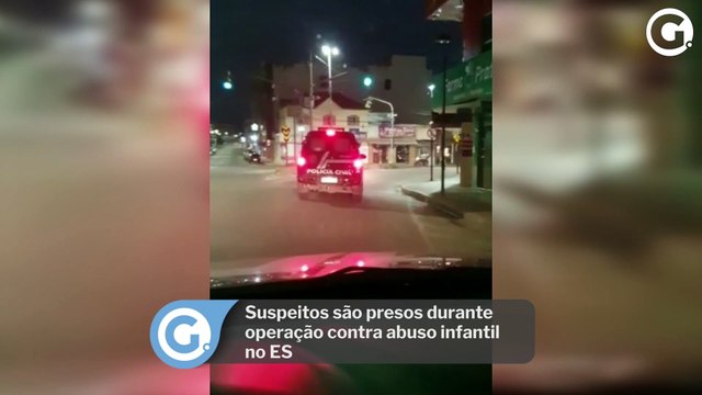 Suspeitos são presos durante operação contra abuso infantil no ES