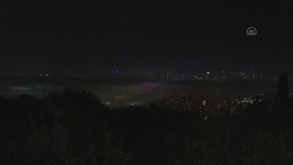 Etkili olan sis nedeniyle trafik yoğunluğu yaşandı