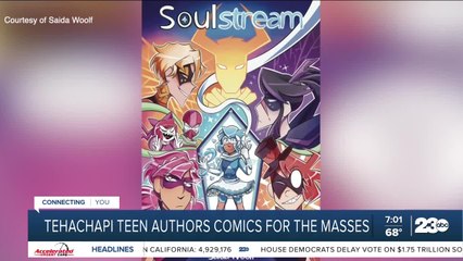 Tehachapi teen authors comics for the masses