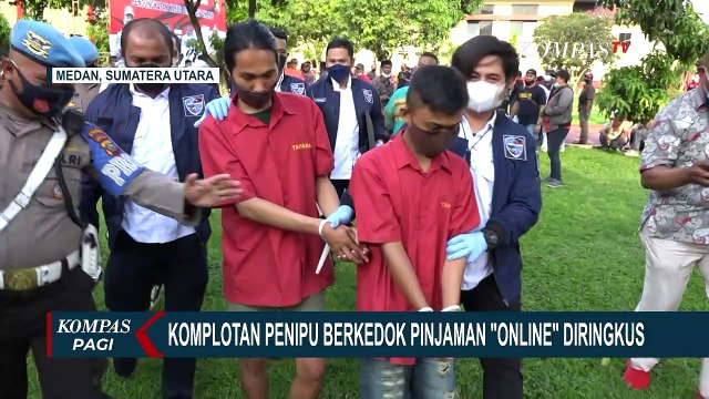 Polda Sumut Ringkus Komplotan Penipuan Berkedok Pinjol, Uang Rp 30 Juta Lebih Disita