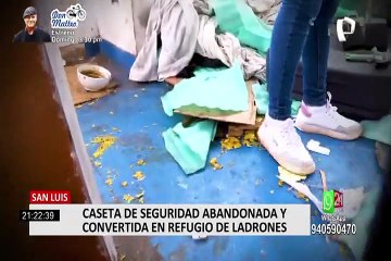 Download Video: Vecinos de San Luis denunciaron que casetas de serenazgo se encuentran en estado de abandono