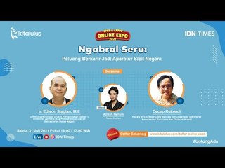 Ngobrol Seru “Peluang Berkarir Jadi Aparatur Sipil Negara”