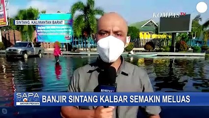 Masuk Hari ke-15, Kabupaten Sintang Masih Terendam Banjir