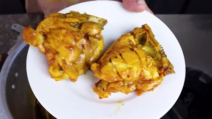 Degi Chicken Steam Roast in Pressure Cooker _ Quick and Magical Recipe