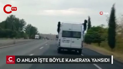 Okul servisinde akılalmaz anlar