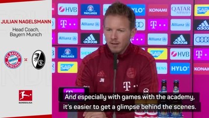 Nagelsmann full of praise for Freiburg ahead of Bundesliga clash