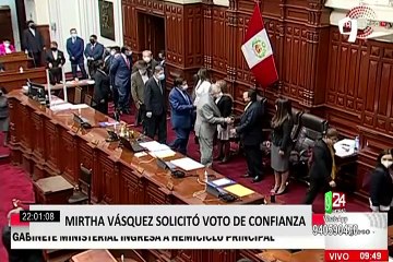 Mirtha Vásquez: bancadas indicaron que cambio en el Mininter generó un mejor ánimo en el Gabinete