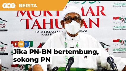 Download Video: PRN Melaka: Jika PN-BN bertembung, sokong PN, Hadi arah PAS