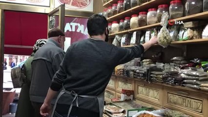 Soğukların başlamasıyla vatandaşlar bitki çayına yöneldi