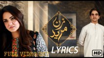 Saiyan ( Lyrical Video ) | Sahir Ali Bagga | Zan Mureed | OST | Gaane Shaane