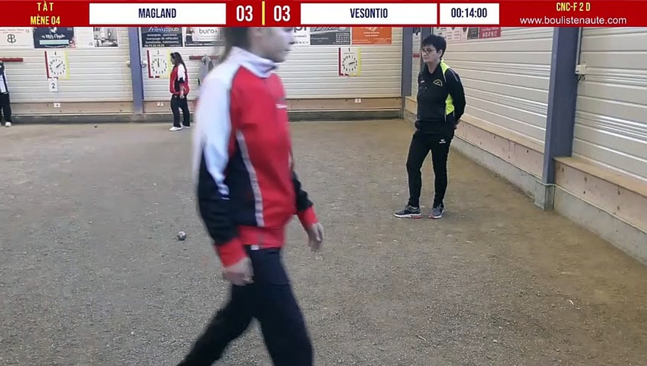 MAGLAND vs VESONTIO individuel : Championnat National des Clubs de Pétanque Féminins - 2ème Division - Groupe D à Cluses