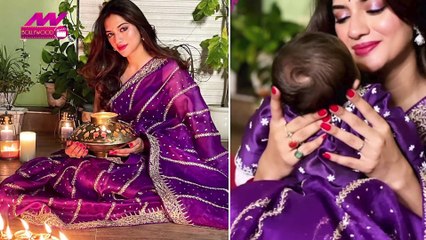 TMC's Nusrat Jahan Shares 1st Photo Of Son From Diwali Celebrations