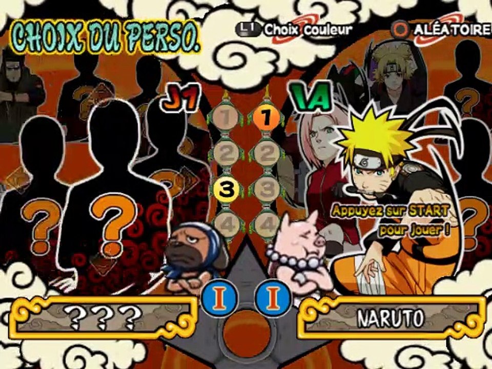 Naruto Shippuden : Ultimate Ninja 4 online multiplayer - ps2