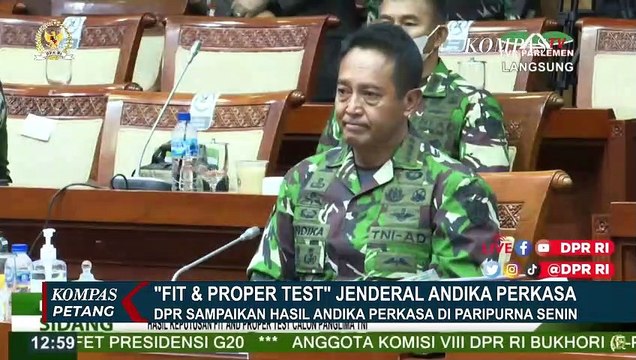DPR Setujui Jenderal Andika Perkasa jadi Panglima TNI, Ini 8 Program Kerja yang Dipaparkan