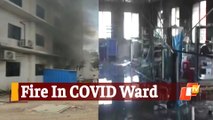 Massive Fire At Maharashtra Hospital’s Covid Ward Kills 10