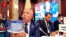 CHP'li Arık, Bakan Bilgin'e alarmlı bebek mamasını gösterdi: Bu iktidarınızın ayıbıdır, utancıdır!