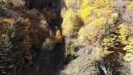 Mavi Göl'de sonbahar manzaraları