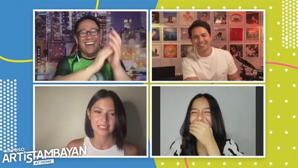 ArtisTambayan: Dennis Trillo, Bianca Umali, and Shayne Sava try the '5 Seconds Challenge!'