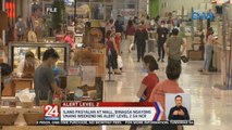 Ilang pasyalan at mall, dinagsa ngayong unang weekend ng Alert Level 2 sa NCR | 24 Oras Weekend