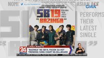 "Bazinga" ng SB19, pasok sa hot trending song chart ng Billboard | 24 Oras Weekend