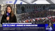 COP26: des centaines de manifestants se sont rassemblés à Paris pour le climat