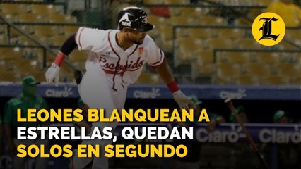 Leones blanquean a Estrellas, quedan solos en segundo