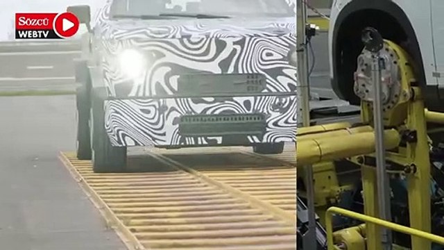 Yerli otomobil TOGG'un testinden ilk görüntüler