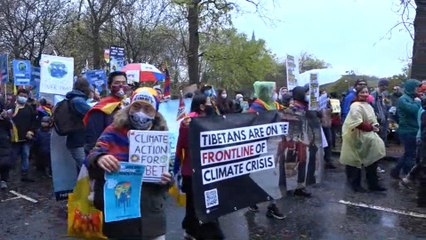 La gran manifestación de Glasgow exige justicia climática