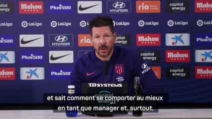 Atl. Madrid - Simeone : "Xavi connaît le Barça comme personne"