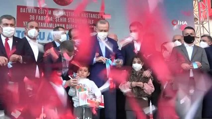 Batman'da Cumhurbaşkanı Erdoğan'a sevgi seli