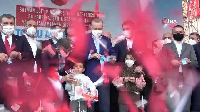 Batman'da Cumhurbaşkanı Erdoğan'a sevgi seli