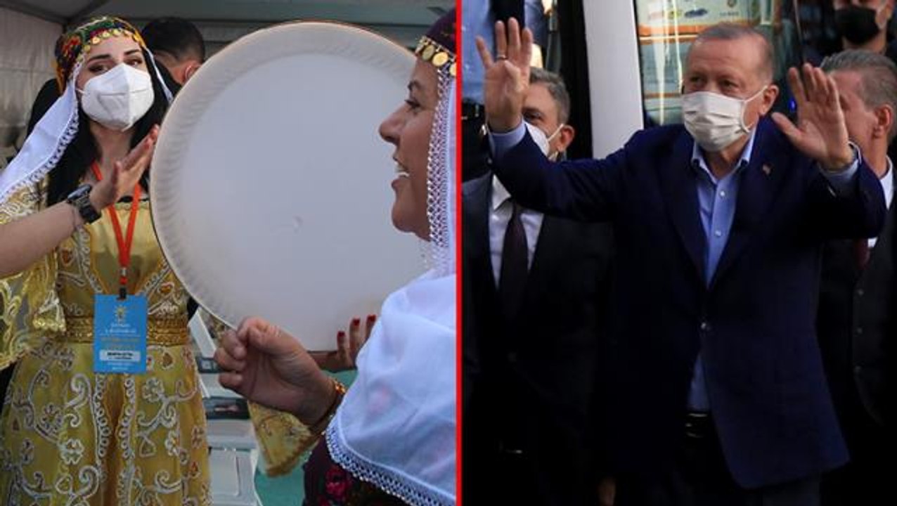 Batmanlı kadınlar, yöresel türküyü Cumhurbaşkanı Erdoğan'a uyarladılar