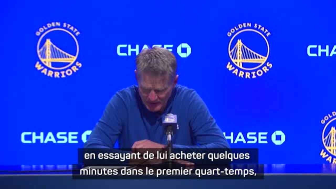 Warriors - Kerr : “Nous essayons d'économiser Curry"