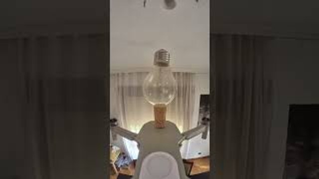 Changing a Light Bulb With a Drone