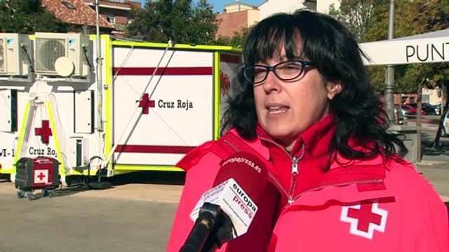 Cruz Roja, Protección Civil y el ERIVE realizan un simulacro en Navalcarnero