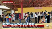 Entenda com funciona a chegada de fãs no velório de Marília Mendonça. O repórter Matheus Oliveira está em Goiânia e atualiza as informações